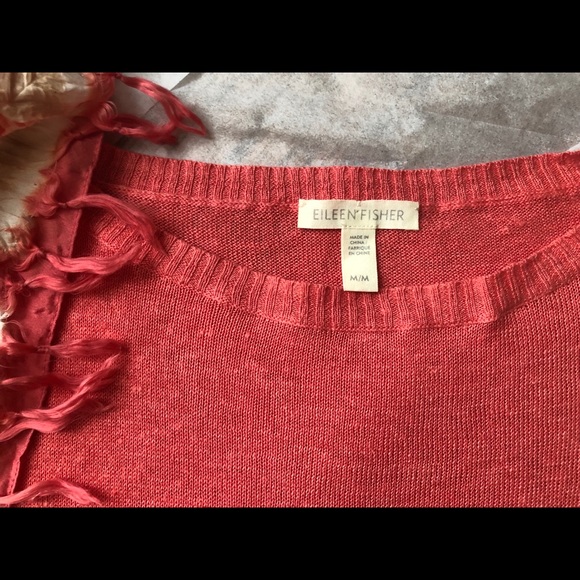 EILEEN FISHER Organic Linen Top, Sz M/M NWOT - Picture 8 of 8